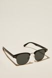 Óculos de Sol - Leopold Sunglasses, BLACK SILVER SMOKE - vista alternativa 2