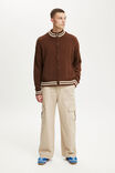 Cal&ccedil;a - Axel Super Baggy Cargo Pant, STONE - vista de exemplo 5