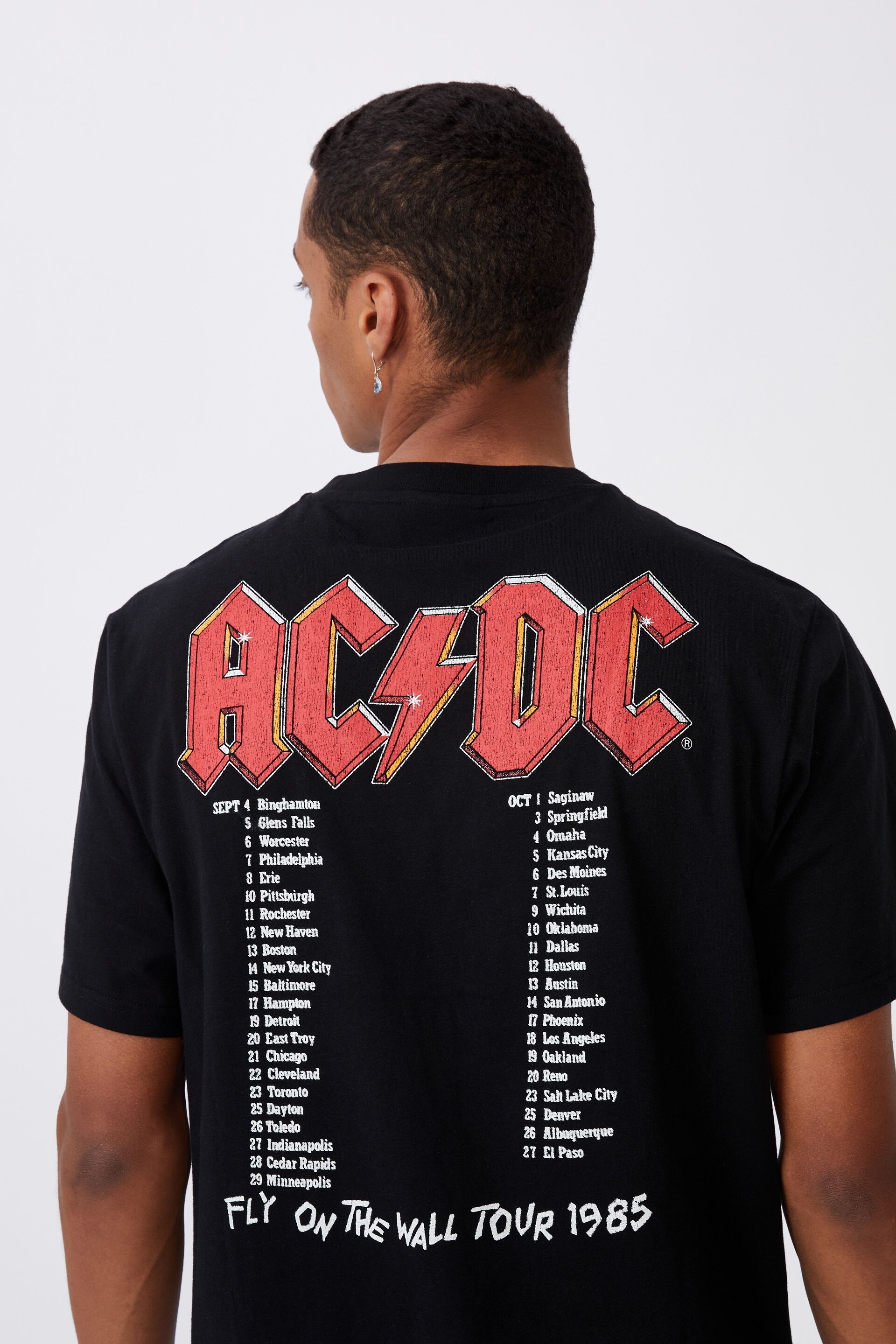 cotton on ac dc shirt