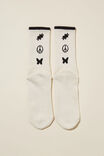 Graphic Sock, BONE/PEACE IS THE MISSION - alternate image 2
