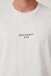 Camiseta - Easy T-Shirt, OATMEAL MARLE/RESIDENCY NYC - vista alternativa 4