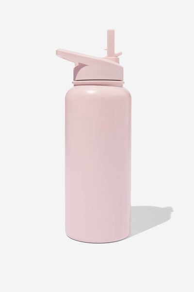 Metal Drink Bottle, PALE PINK