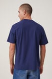 Camiseta - Loose Fit College T-Shirt, INDIGO / NY TRACK DIV - vista alternativa 3