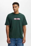 Loose Fit Art T-Shirt, PINENEEDLE GREEN/PAST FUTURE RECORDS - alternate image 1