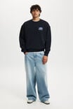 Ford Box Fit Crew Sweater, LCN FOR INK NAVY / FORD BRONCO - alternate image 2