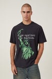 Camiseta - Rage Against The Machine Loose Fit T-Shirt, LCN WMG WASHED BLACK/RATM - LIBERTY - vista alternativa 1