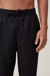 Linen Pant, BLACK - alternate image 4