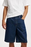 Baggy Denim Short, APOLLO BLUE - alternate image 4