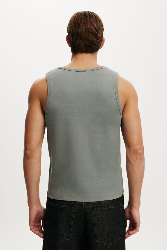 Rib Tank, SLATE STONE WASH