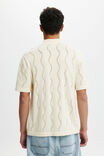 Pablo Short Sleeve Shirt, CREAM VERT PATTERN - alternate image 3