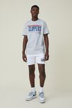 Active Nba Oversized T-Shirt, LCN NBA LIGHT GREY MARLE /CLIPPERS LOCK UP - alternate image 4
