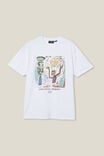 Basquiat Loose Fit T-Shirt, LCN BSQ WHITE/BAPTISM - alternate image 5