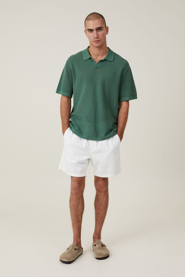 Resort Short Sleeve Polo, ANTIQUE GREEN