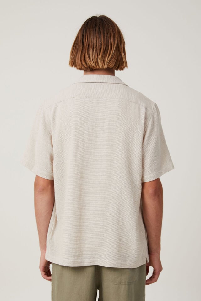 Palma Short Sleeve Shirt, ECRU