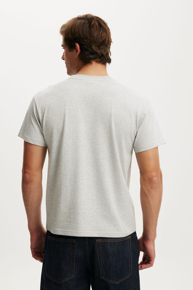 Fitted T-Shirt, GREY MARLE
