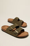 Double Buckle Sandal, KHAKI - example image 2