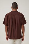 Palma Short Sleeve Shirt, BROWN PATTERN - alternate image 3