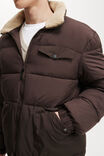 Vermont Puffer Jacket, CIGAR BROWN - alternate image 4