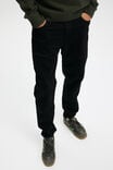 Relaxed Tapered Jean, PITCH BLACK - alternate image 4