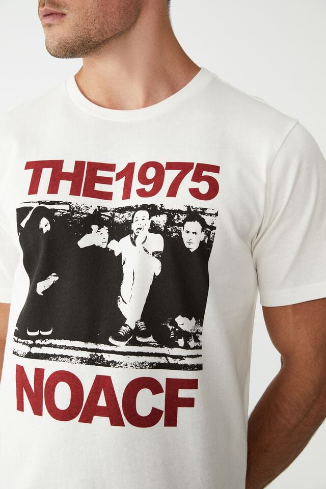 Tbar Collab Icon T-Shirt, LCN BRA VINTAGE WHITE/THE 1975 - NOACF