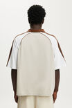 Cropped Graphic Polo, STONE - example image 3