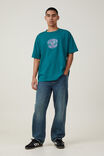 NBA Charlotte Hornets Box Fit T-Shirt, LCN NBA EMERALD / HORNETS - STARS - alternate image 2