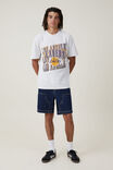 NBA Los Angeles Lakers Loose Fit T-Shirt, LCN NBA WHITE MARLE/LAKERS -VINTAGE COUR - alternate image 2