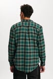 Boston Long Sleeve Shirt, EMERALD WAFFLE CHECK - alternate image 3