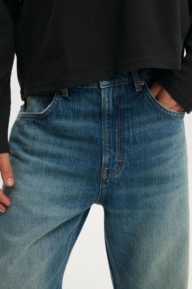 Baggy Bootcut Jean, AUTOMATIC WASHED BLUE