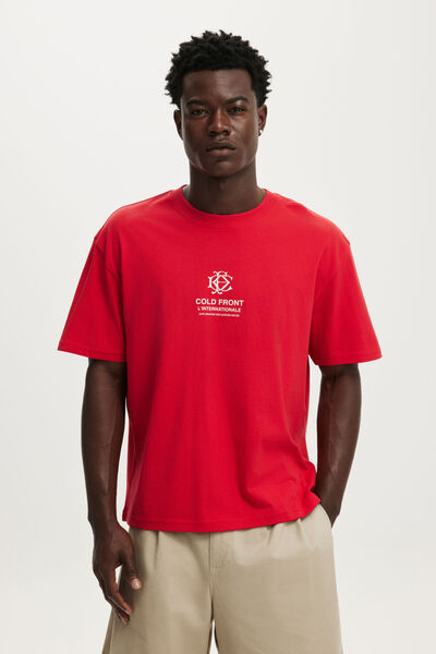 Everyday Fit Graphic T-Shirt, RACE RED / COLD FRONT