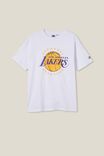 Active Nba Oversized T-Shirt, LCN NBA WHITE / LAKERS CHAMPIONSHIPS - alternate image 5