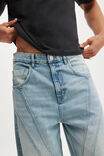 Super Baggy Balloon Jean, SEAM VISION BLUE - example image 3