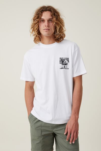 Loose Fit Pop Culture T-Shirt, LCN DIS WHITE/DISNEY VILLAINS - CRUELLA