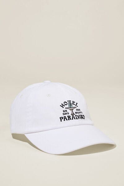 Dad Hat, WHITE/HOTEL PARADISO