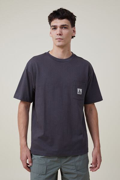 Box Fit Pocket T-Shirt, FADED SLATE/CIVIC OUTERWEAR