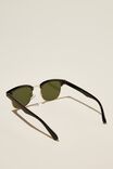 Leopold Sunglasses, BLACK GLOSS/GOLD/GREEN - alternate image 3
