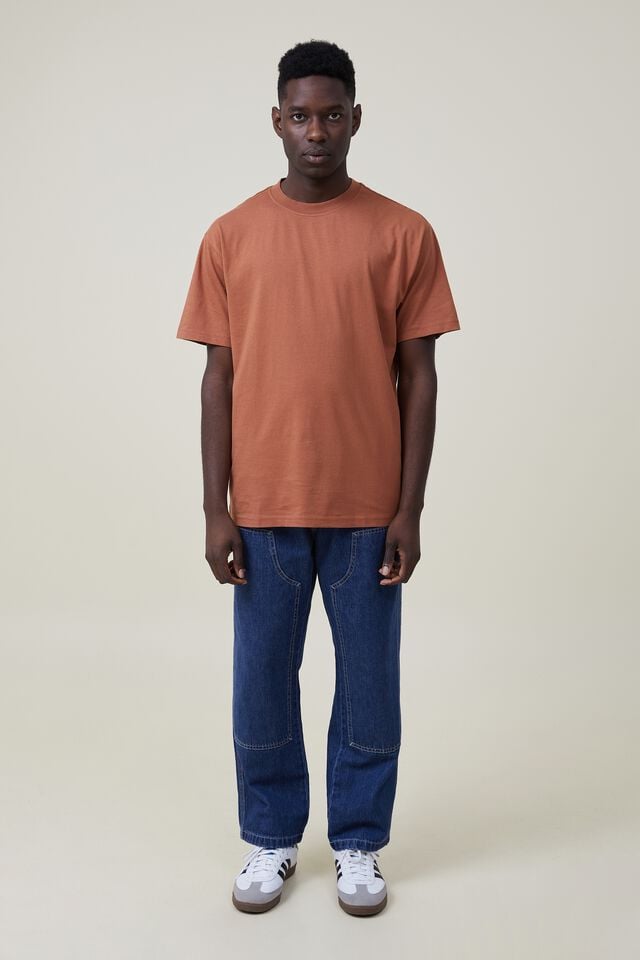 Organic Loose Fit T-Shirt, TERRACOTTA