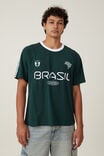 Soccer T-Shirt, PINENEEDLE GREEN/WHITE/BRAZIL - alternate image 1