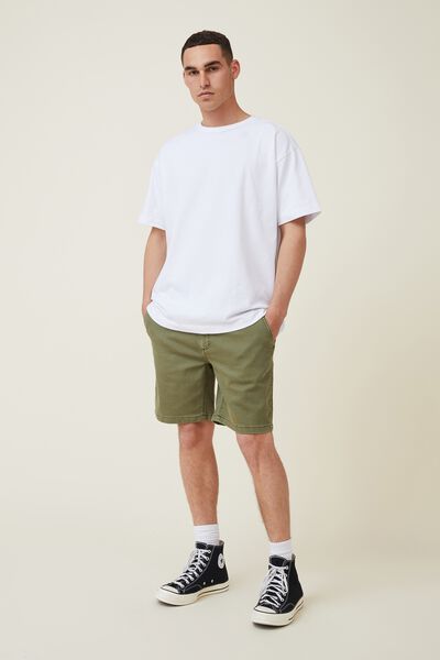 Corby Chino Short, WASHED OLIVE