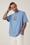 Dabsmyla Loose Fit T-Shirt, LCN DAB CHALK BLUE / RACOON - alternate image 1