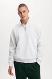 1/4 Zip Fleece, ATHLETIC MARLE - alternate image 1