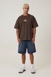 Box Fit Graphic T-Shirt, ASHEN BROWN/SANTA PONSA - alternate image 2