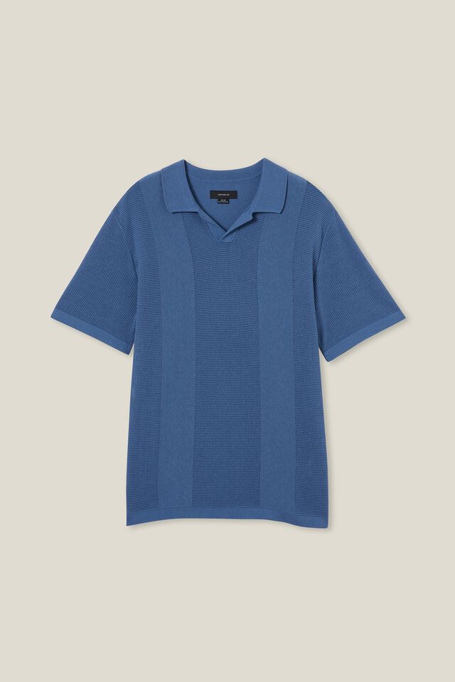 Resort Short Sleeve Polo, PACIFIC BLUE