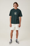 NBA Boston Celtics Box Fit T-Shirt, LCN NBA PINENEEDLE GREEN/BOSTON CELTICS SCRIP - alternate image 2