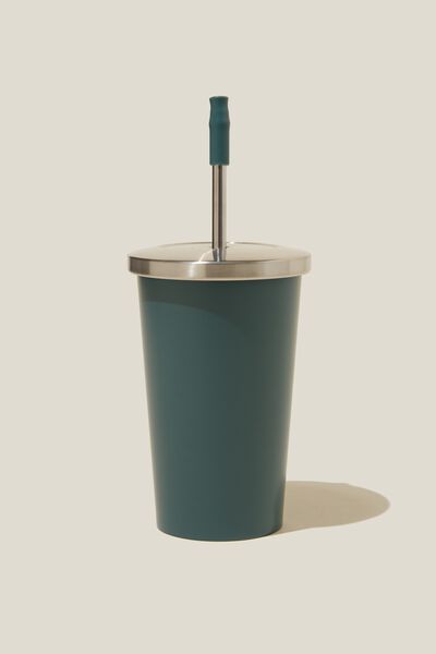 Metal Smoothie Cup 500Ml, FOREST
