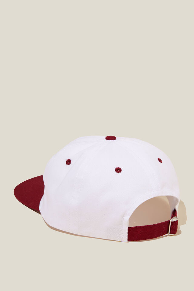5 Panel Hat, WHITE/RED/DRAGON