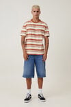 Loose Fit Stripe T-Shirt, TERRACOTTA SUN EVERYDAY STRIPE - alternate image 2