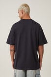 Loose Fit Music T-Shirt, LCN BRA WASHED BLACK/TUPAC - AIRBRUSH - alternate image 3