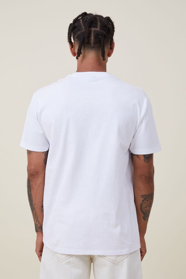 Basquiat Loose Fit T-Shirt, LCN BSQ WHITE/BAPTISM