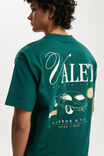 Box Fit Graphic T-Shirt, EVERGREEN/NY VALET CLUB - alternate image 4